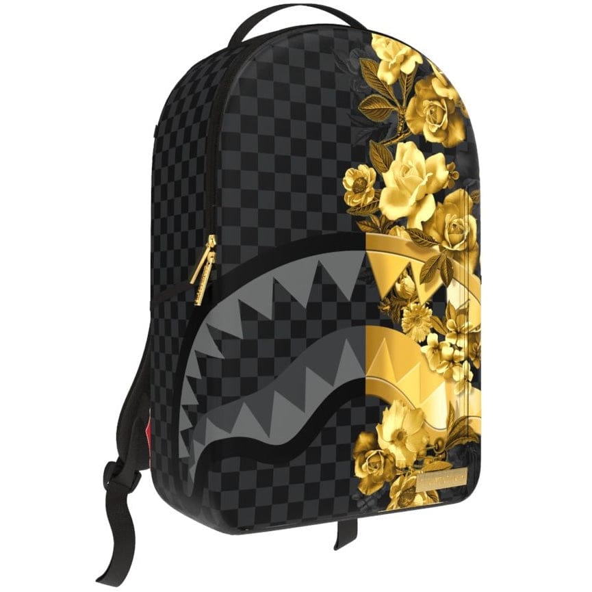 Sprayground Gold Floral Remix Backpack