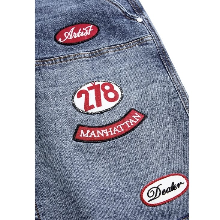 Jordan Craig Og The Re-Up Denim Shorts (Aged Wash) J2058S