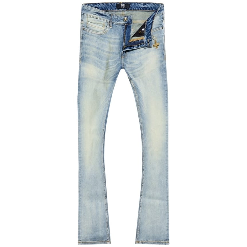 See You In Paradise Super Skinny Stacked First Class Denim (Antique)