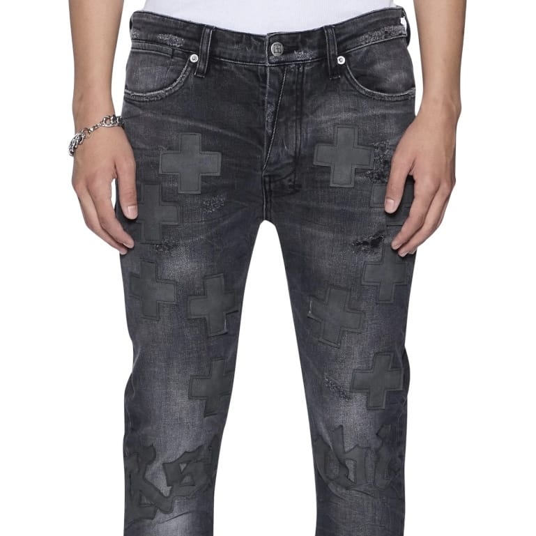 Ksubi Van Winkle Blakk Metal Idols Denim Jean (Charcoal) MSP26DJ035