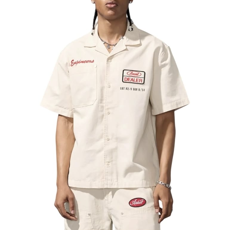 Jordan Craig The Re-Up Mechanic Shirt (Bone) 2058