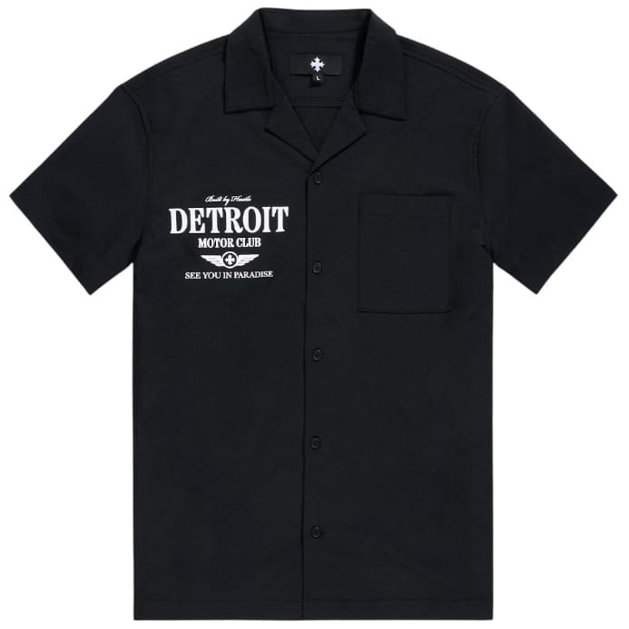 See You In Paradise Detroit Motor Club SS Shirt & Short Set (Black)