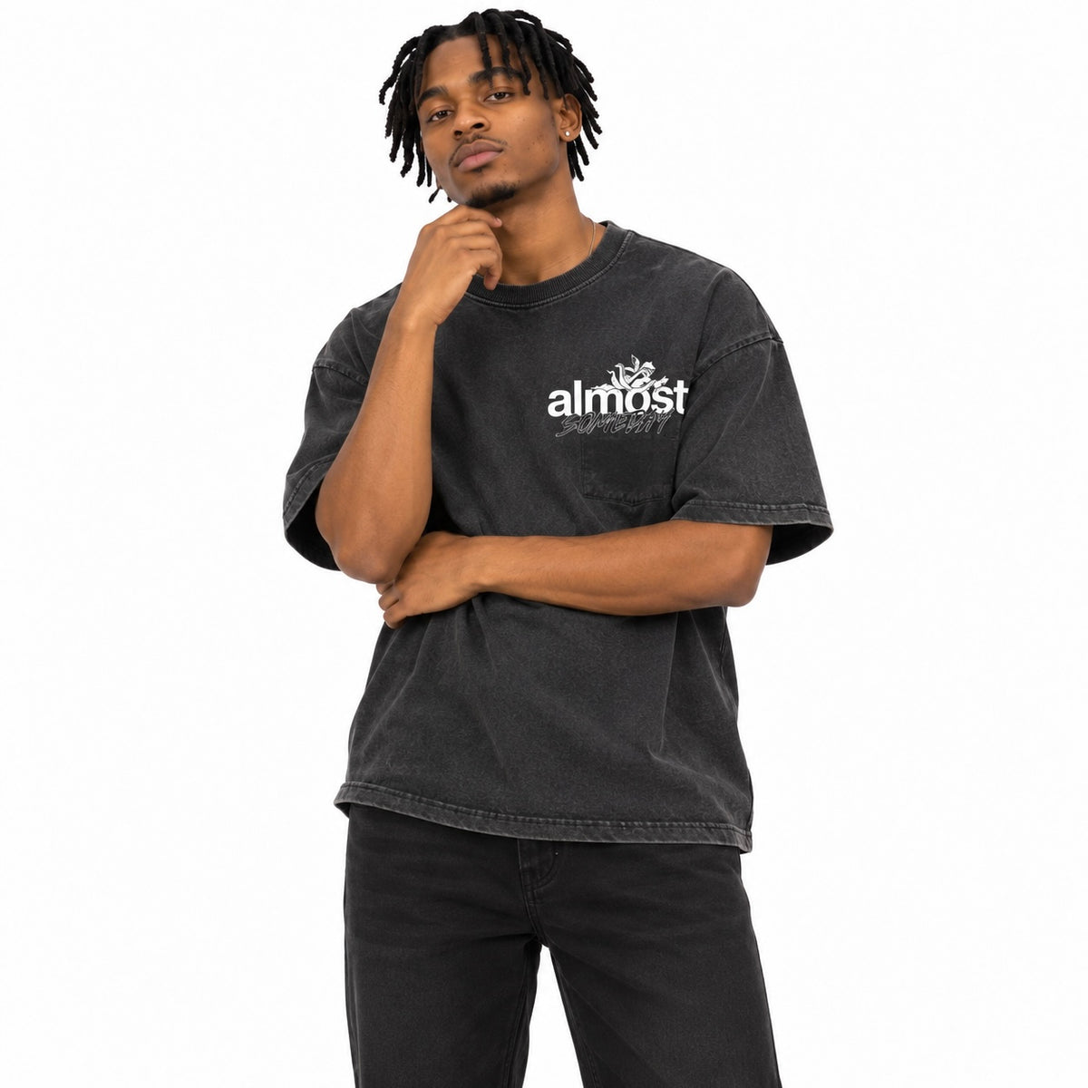 Almost Someday Enemies Tee (Black)