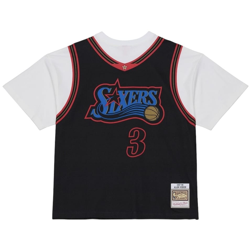 Mitchell & Ness Philadelphia 76ers 1997-98 Best In Class Jersey Tee (Black)