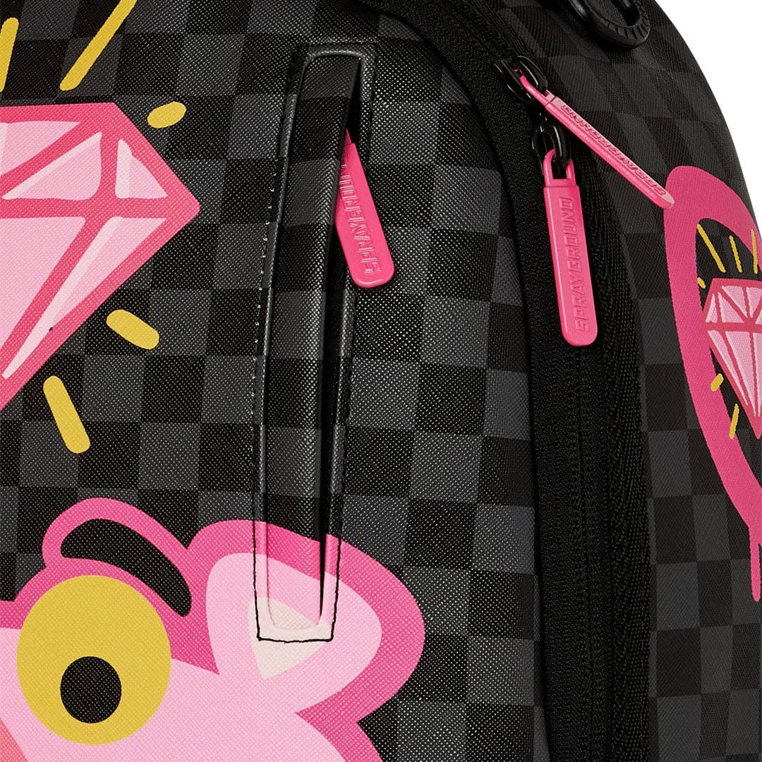 Sprayground Pink Panther Diamond Shark Backpack