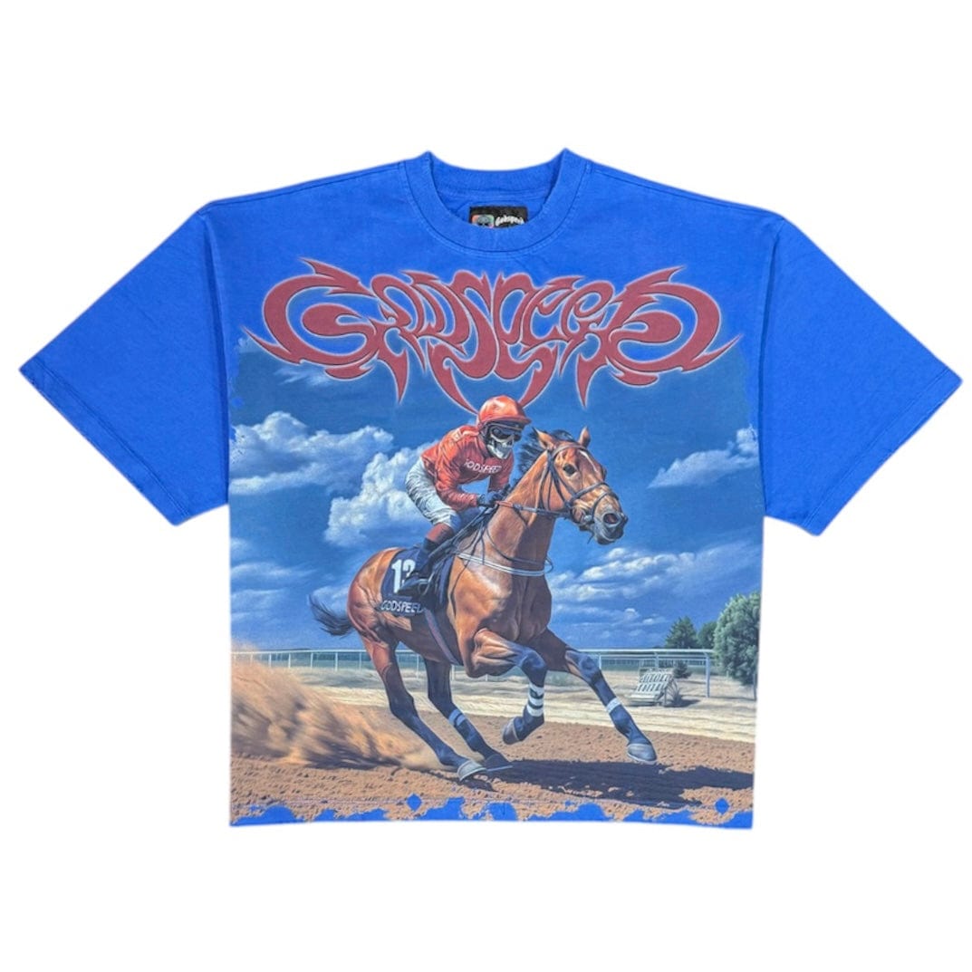 Godspeed Thoroughbred Tee (Blue)