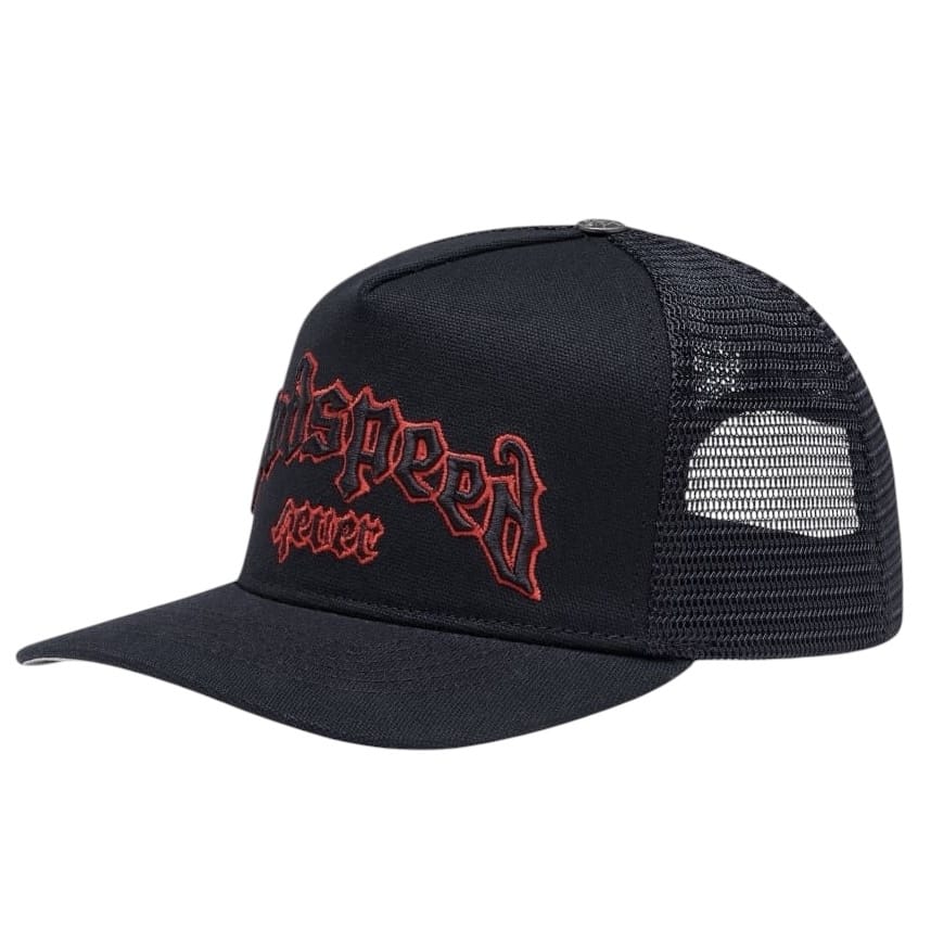 Godspeed GS Forever Trucker Hat (Black/Red)