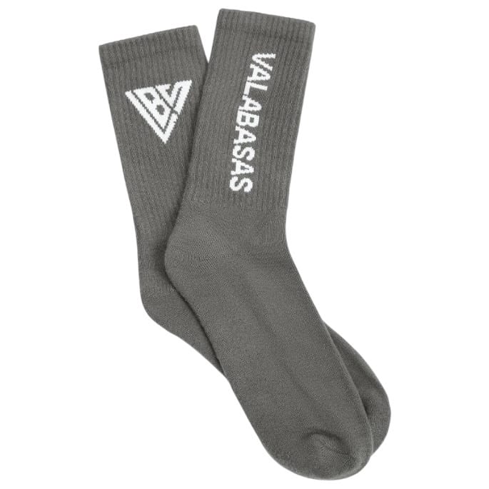 Valabasas Footprint Socks (Graphite) VAL-SOCK-001