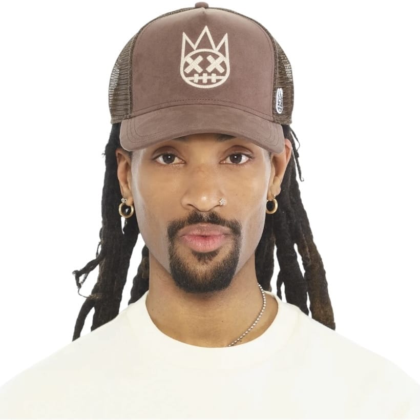 Cult Of Individuality Logo Mesh Back Trucker Hat (Pinecone) 626BC-SP14D