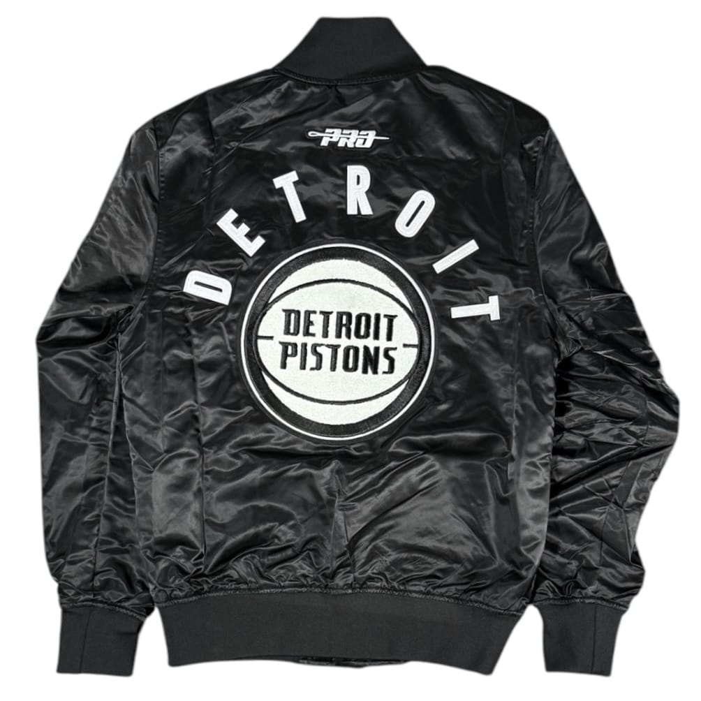 Pro Standard NBA Detroit Pistons All Pro Satin Jacket (Black)