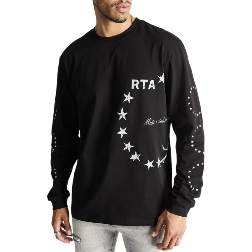 Rta Lawrence Long Sleeve Tee (Black Star Wire) MCVUK911-T1193BKSTW