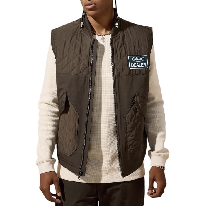 Jordan Craig Local Dealer Service Quilted Vest (Chocolate) 91773V