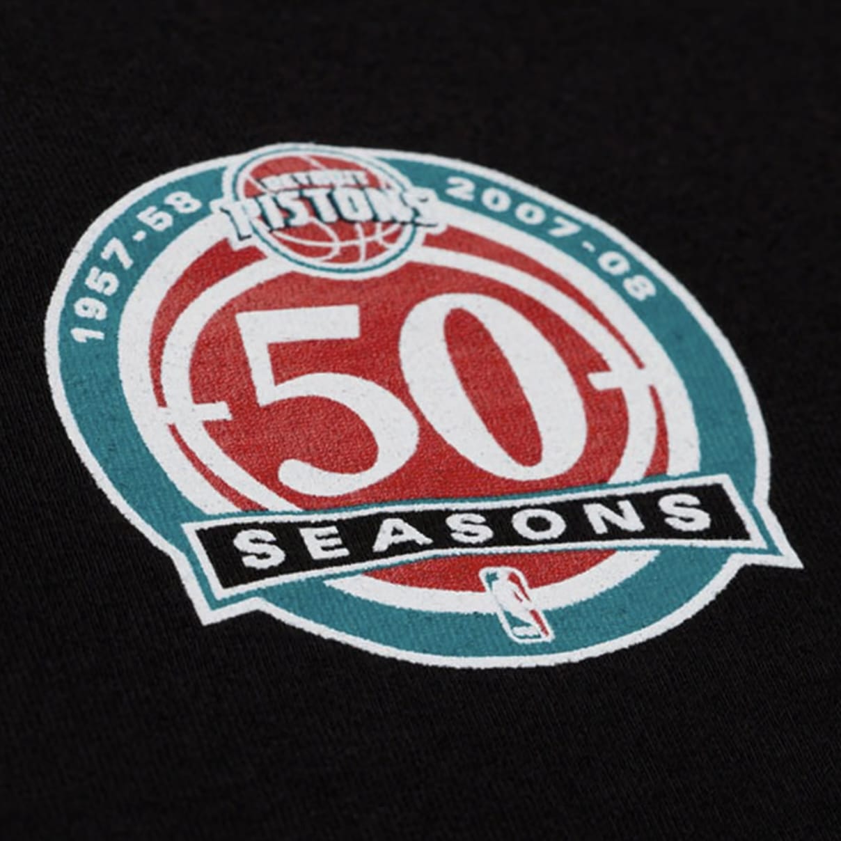 Mitchell & Ness Detroit Pistons In The City Wordmark Tee (Black)