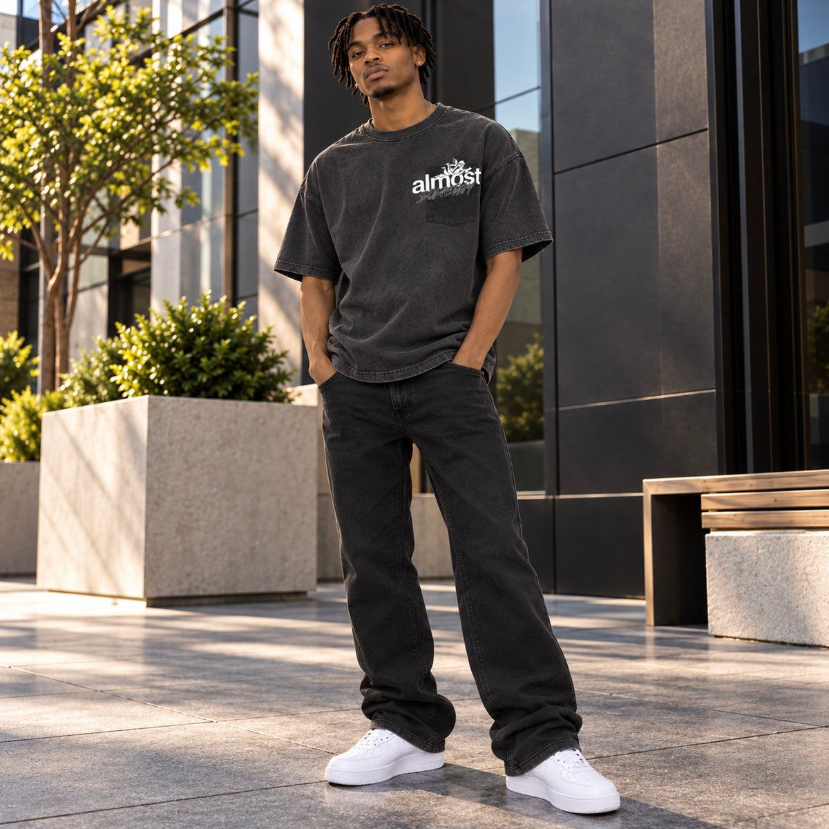 Almost Someday Enemies Tee (Black)
