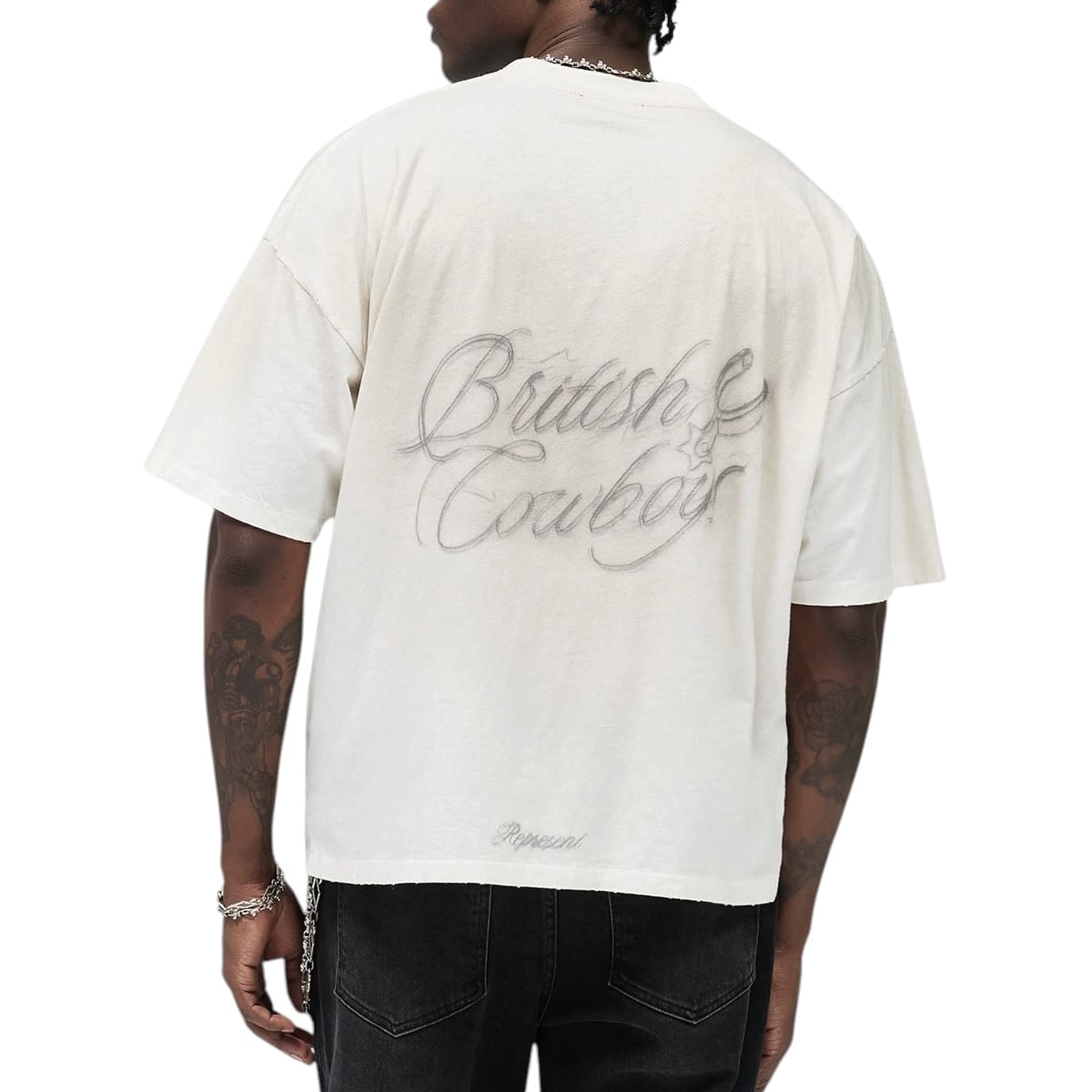 Represent British Cowboys Tee (Washed Ecru) MLM100592-30