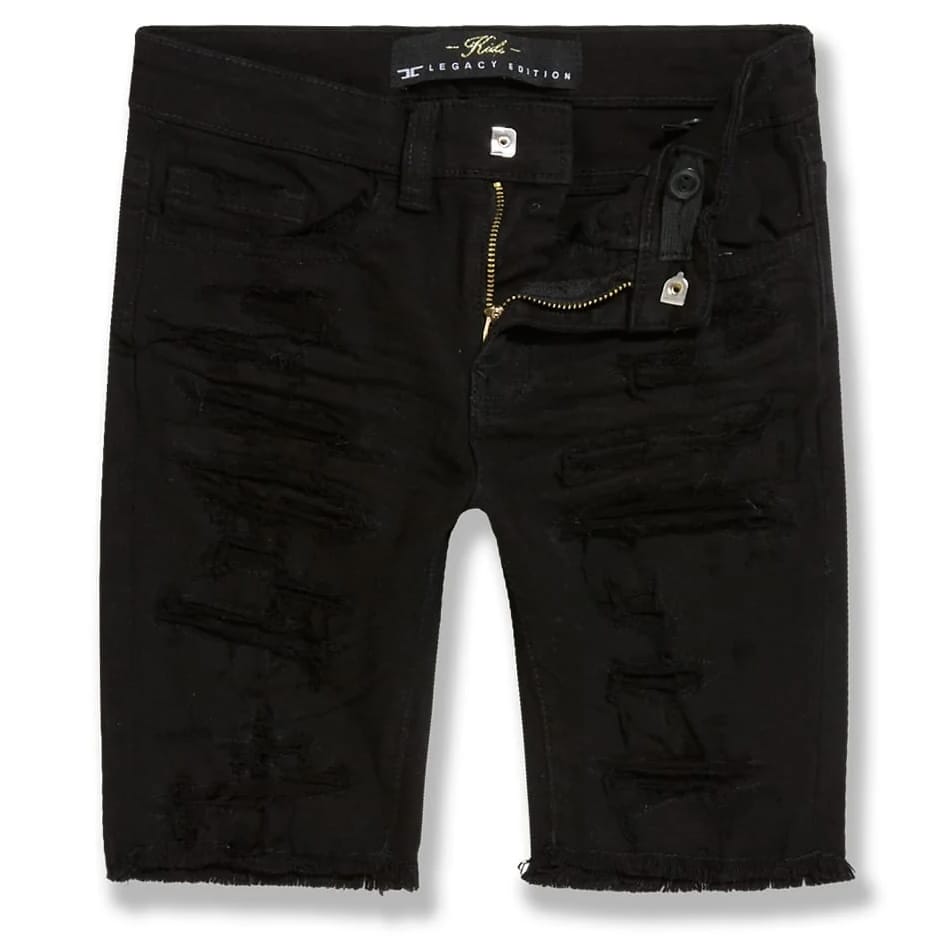 Boys Jordan Craig Tulsa Twill Shorts (Jet Black) J3225SB