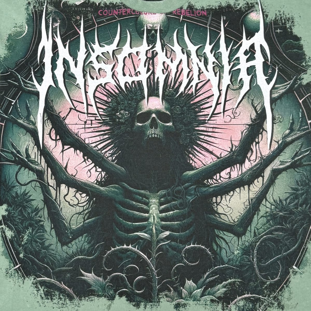Stray Insomnia Tee (Moss) ST1723-MOS