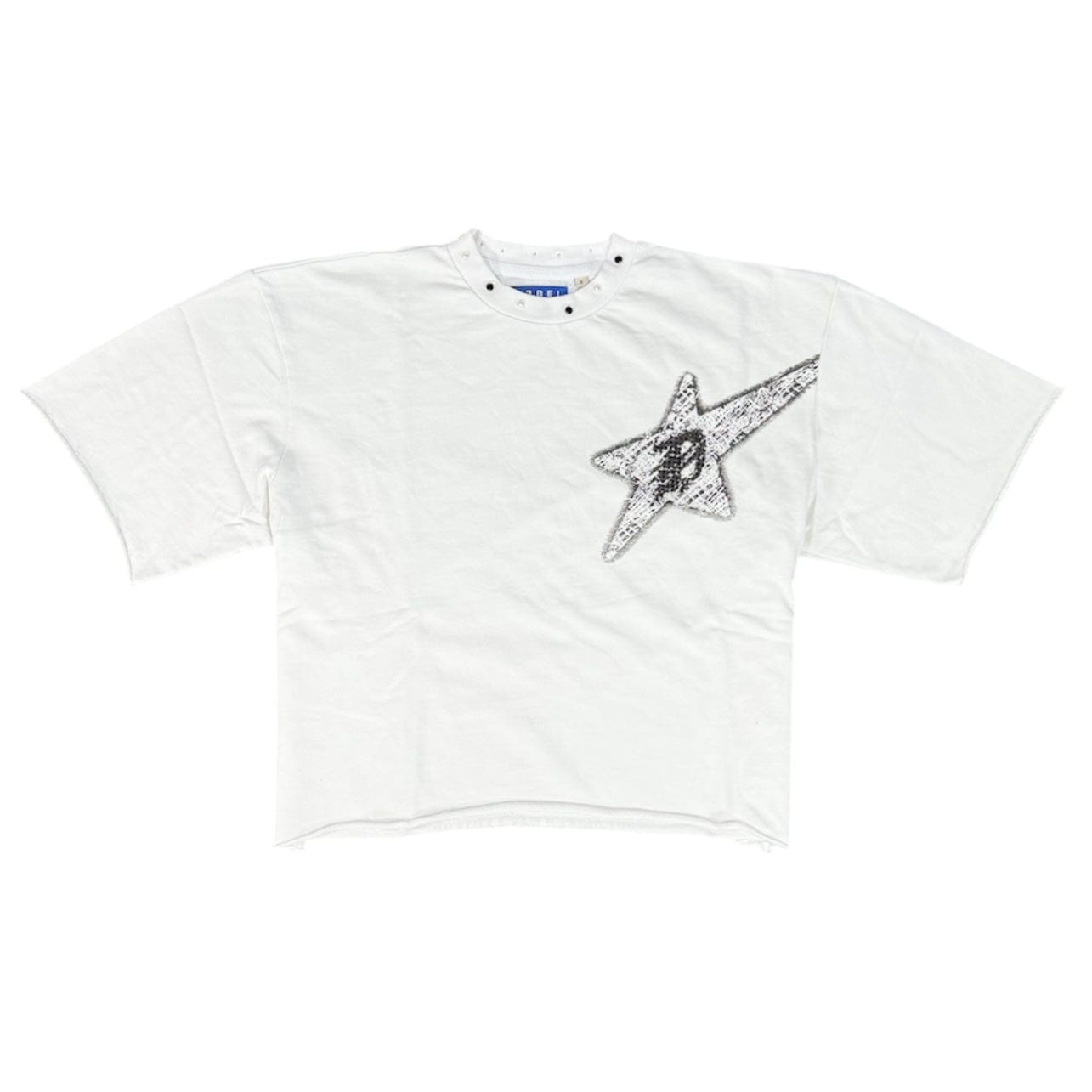 R3bel Denim Sinner French Terry Tee (White) 752-143-WH