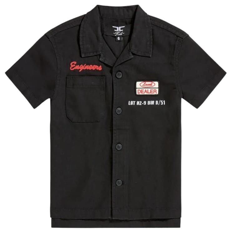 Boys Jordan Craig Re-up Mechanic Short Set (Black)