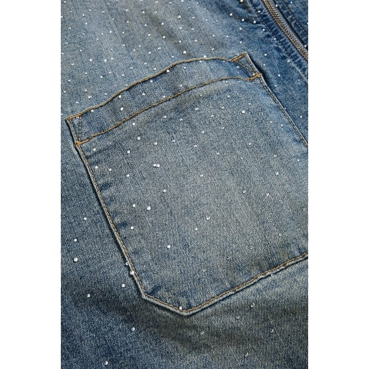 Jordan Craig Radiant Denim Zip Up Shirt (Lager) 2082