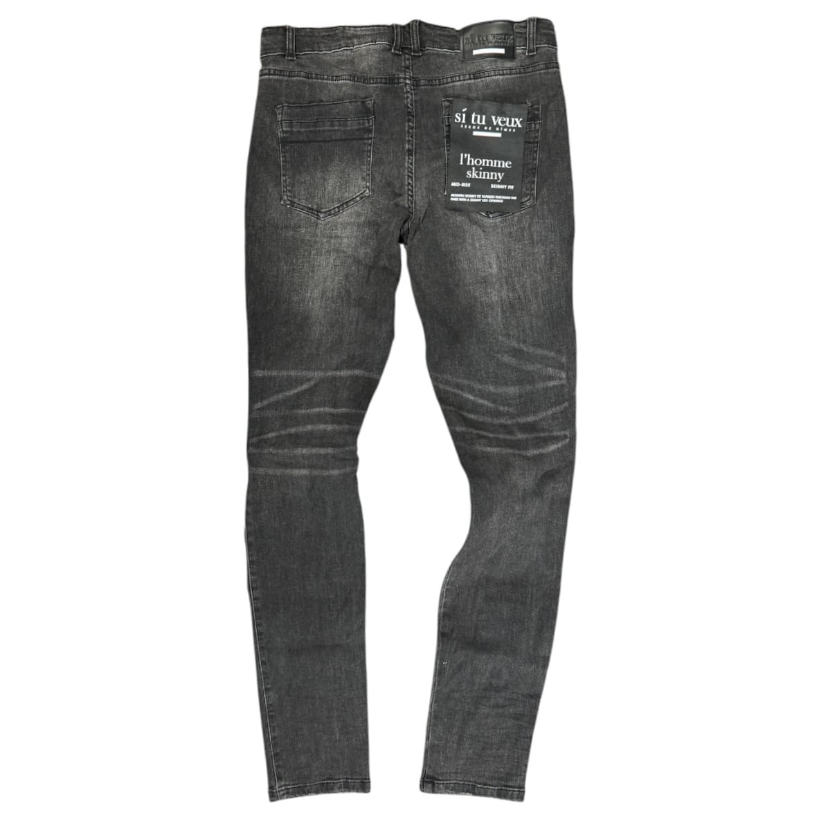 Si Tu Veux Denim Jean (Black Wash) TV0006