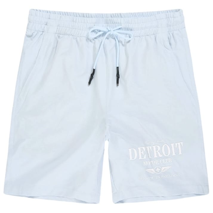 See You In Paradise Detroit Motor Club SS Shirt & Short Set (Light Blue)