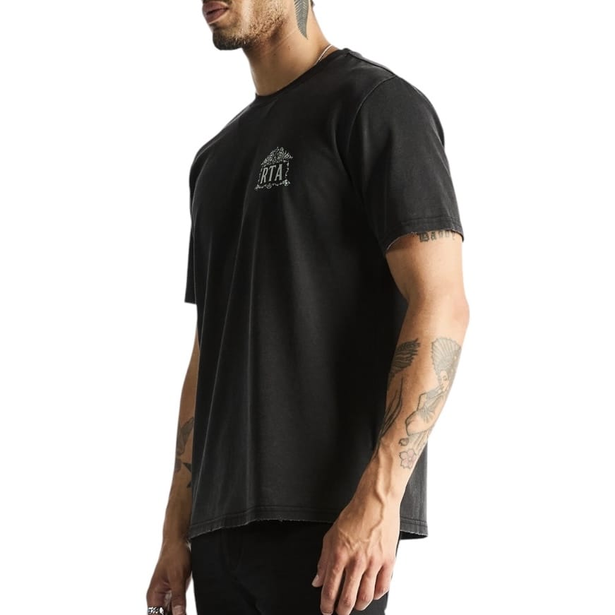 Rta Liam Short Sleeve Tee (Vintage Black Ornate) MCVUK911-T1192VBORN