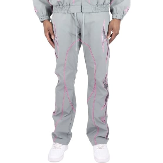 R3bel Denim Hooded Windbreaker Set (Grey) 3163-835