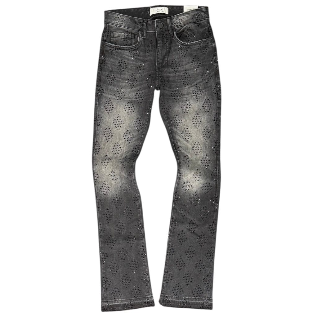 Liquid Crystals Diamond Crystals Denim (Black Shadow) JTF2317