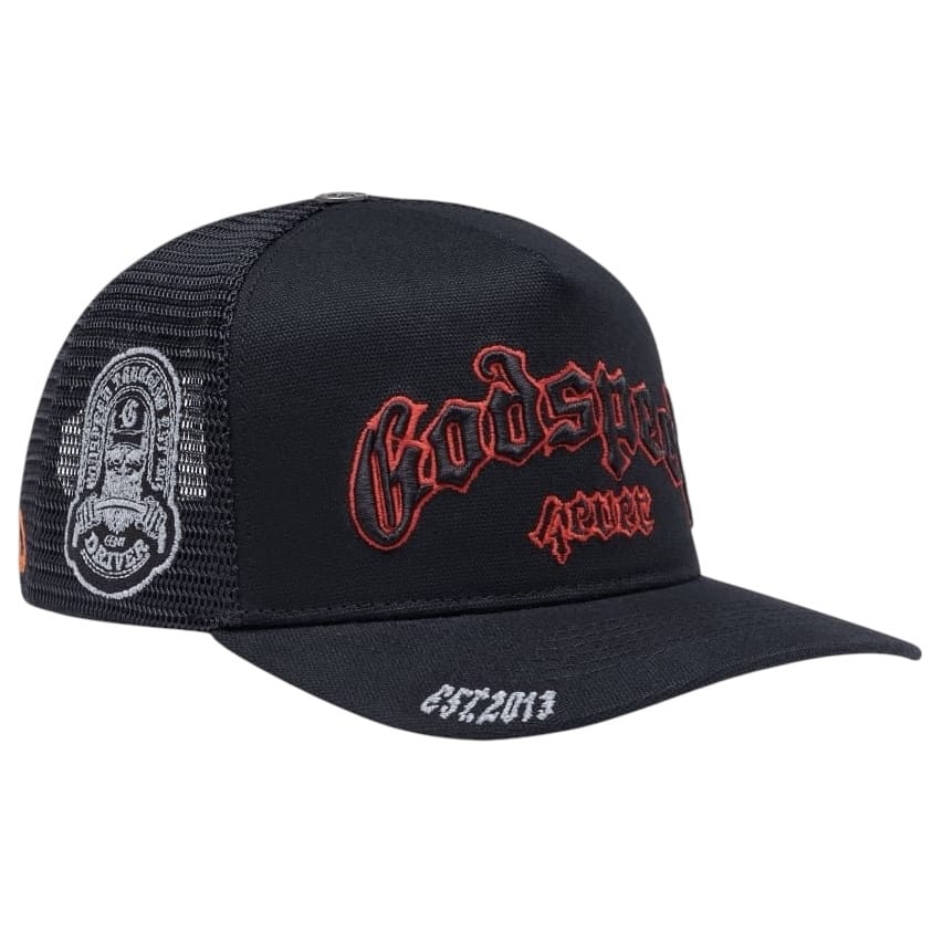Godspeed GS Forever Trucker Hat (Black/Red)