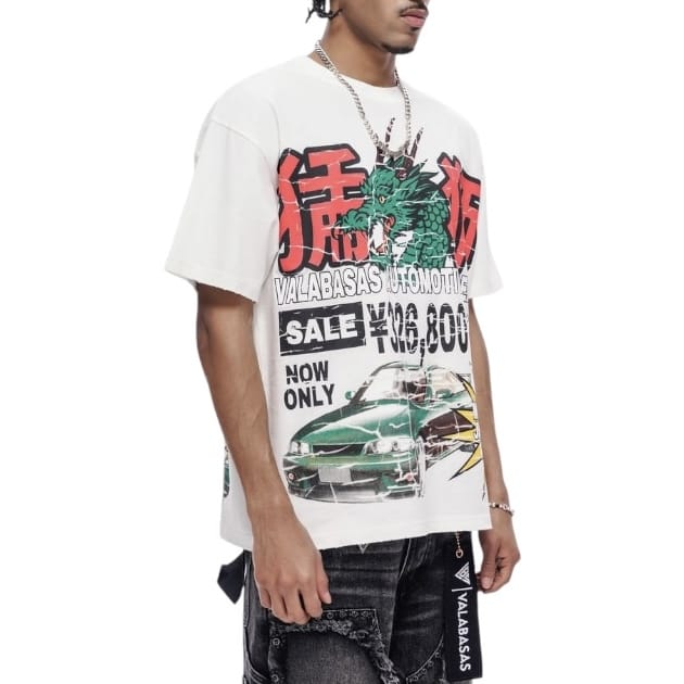 Valabasas Japanese Motors Tee (White) VLBS-VT1-1102