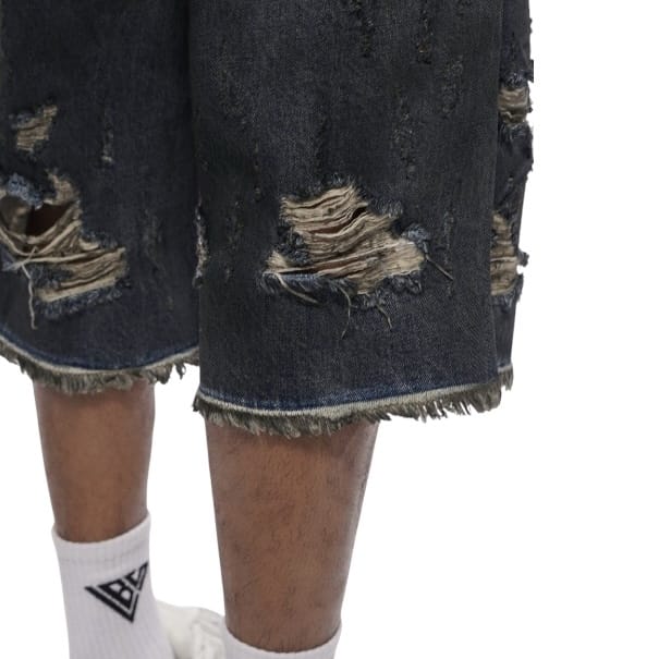 Valabasas Snapped Jorts (Dark Dirty Blue) VLBS-VSH1-1002