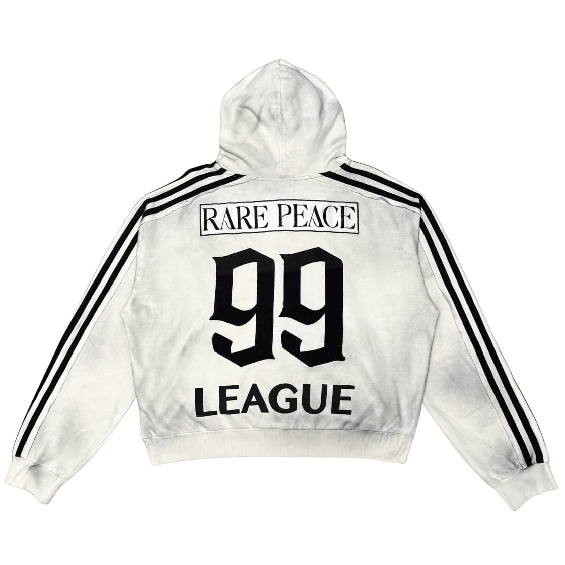 Rare Peace Cut & Sew Zip Hoodie & Jogger W/ Patches Set (Cream)