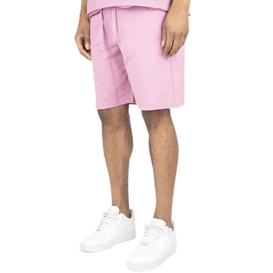 Rebel Minds Heavy Terry Shorts (Sage Pink) 351-951