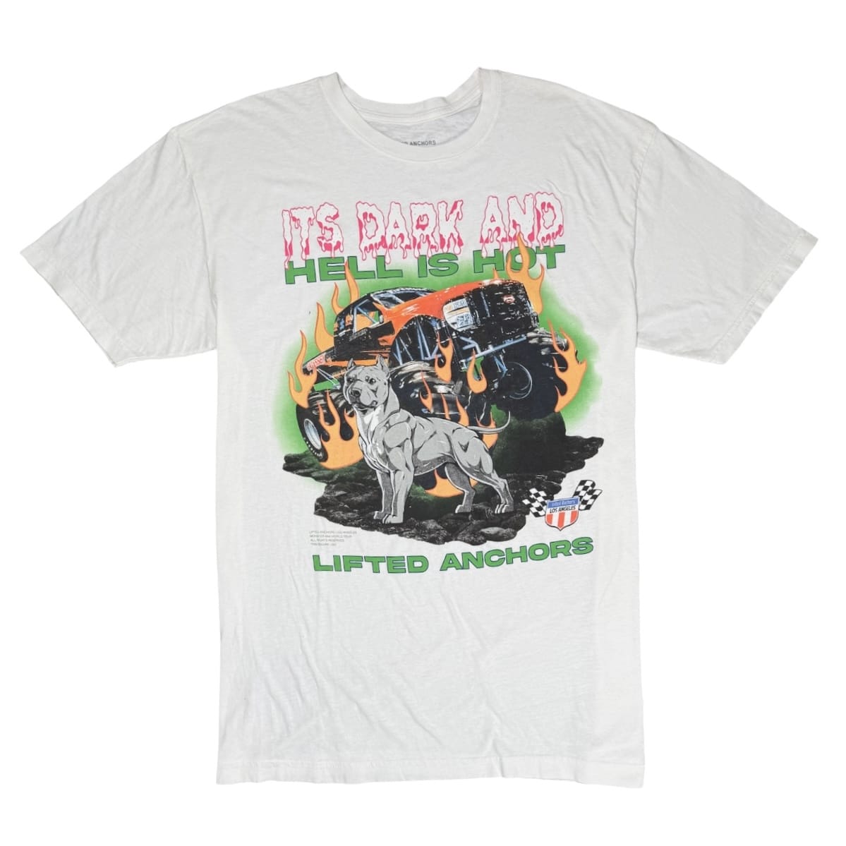 Lifted Anchors Hell Is Hot Tee (White) LASP12225WHT