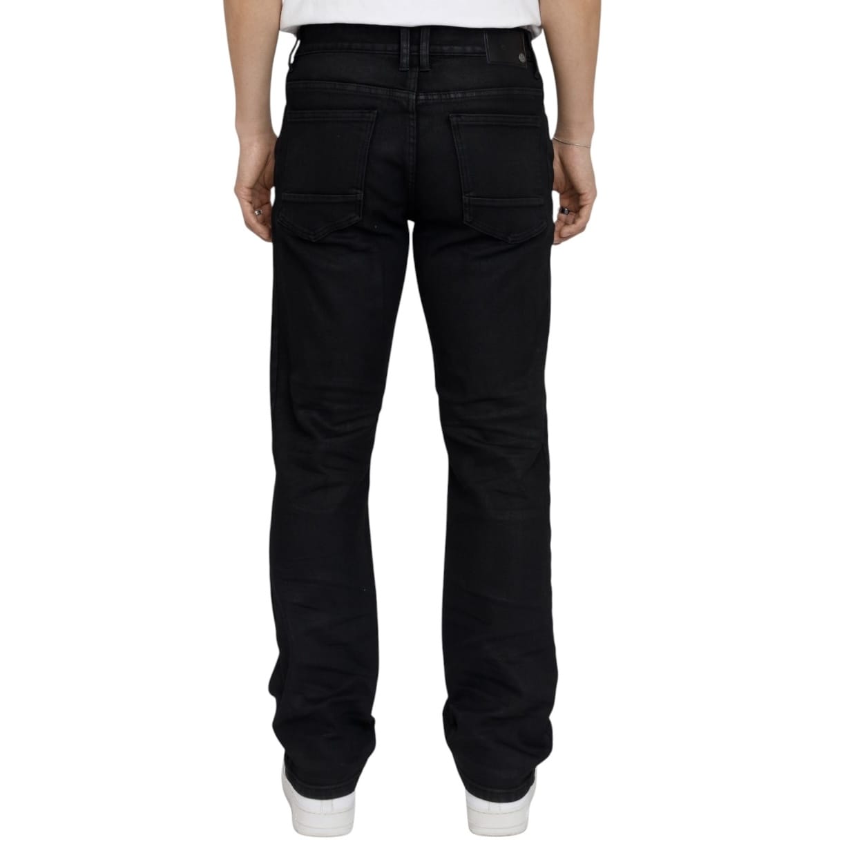 Smoke Rise Essential Vintage Washed Jeans (Glow Black) JP26F233