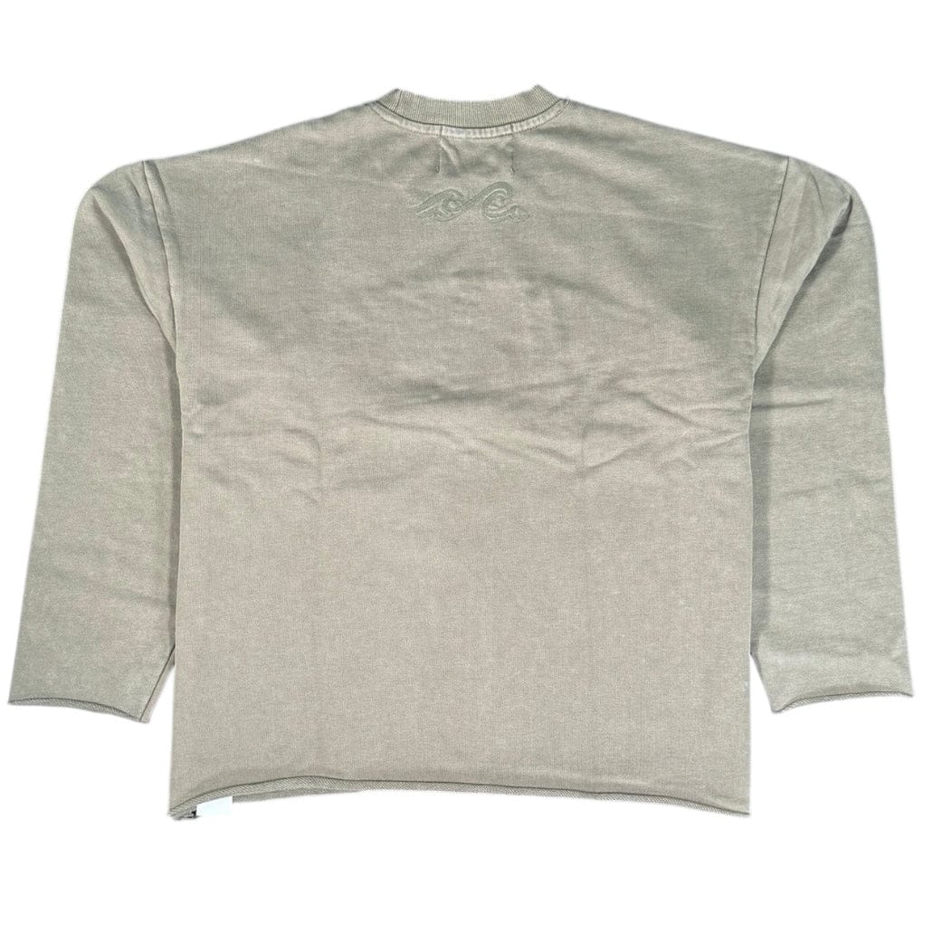Mr. Wave Paradise Crewneck (Grey/Green) WDS-9C021B