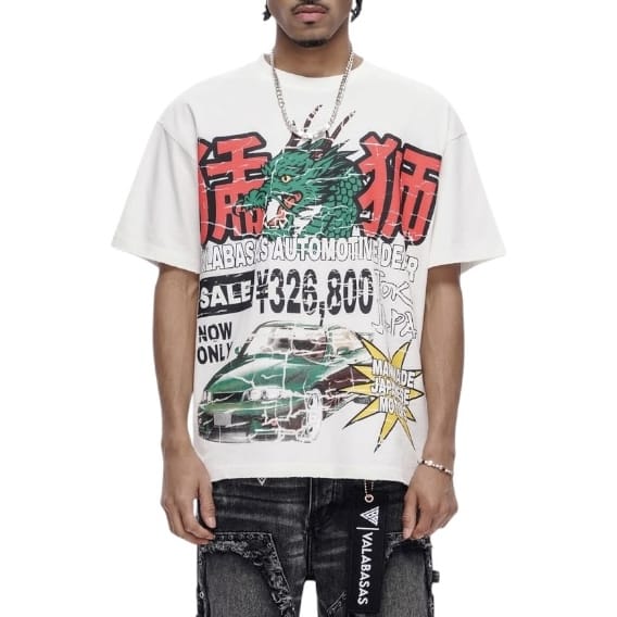 Valabasas Japanese Motors Tee (White) VLBS-VT1-1102
