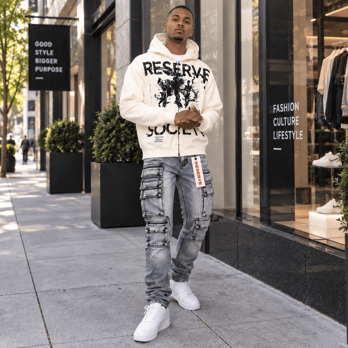 GFTD La Despise Hoodie (Cream)