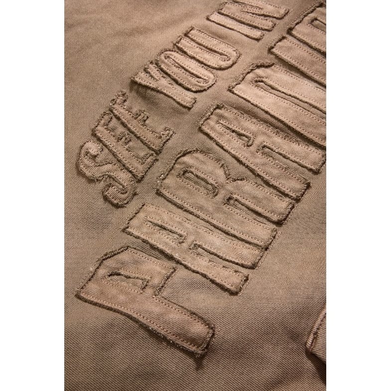 See You In Paradise Oasis Washed Pullover Hoodie (Brown) 8864H
