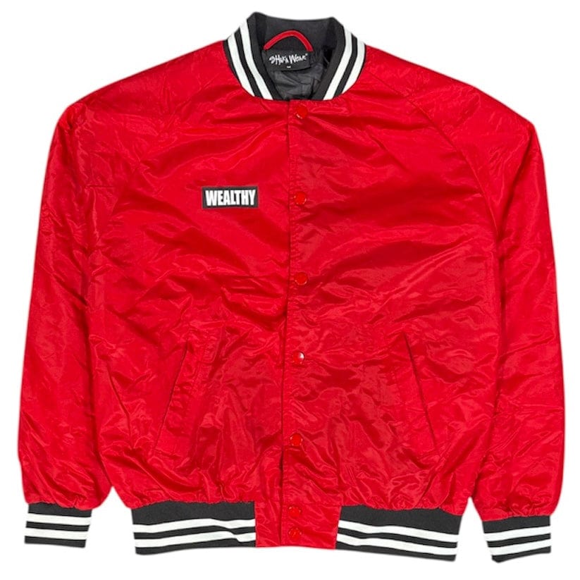 Wealthy Varsity Jacket (Red/Black) VBJ2230