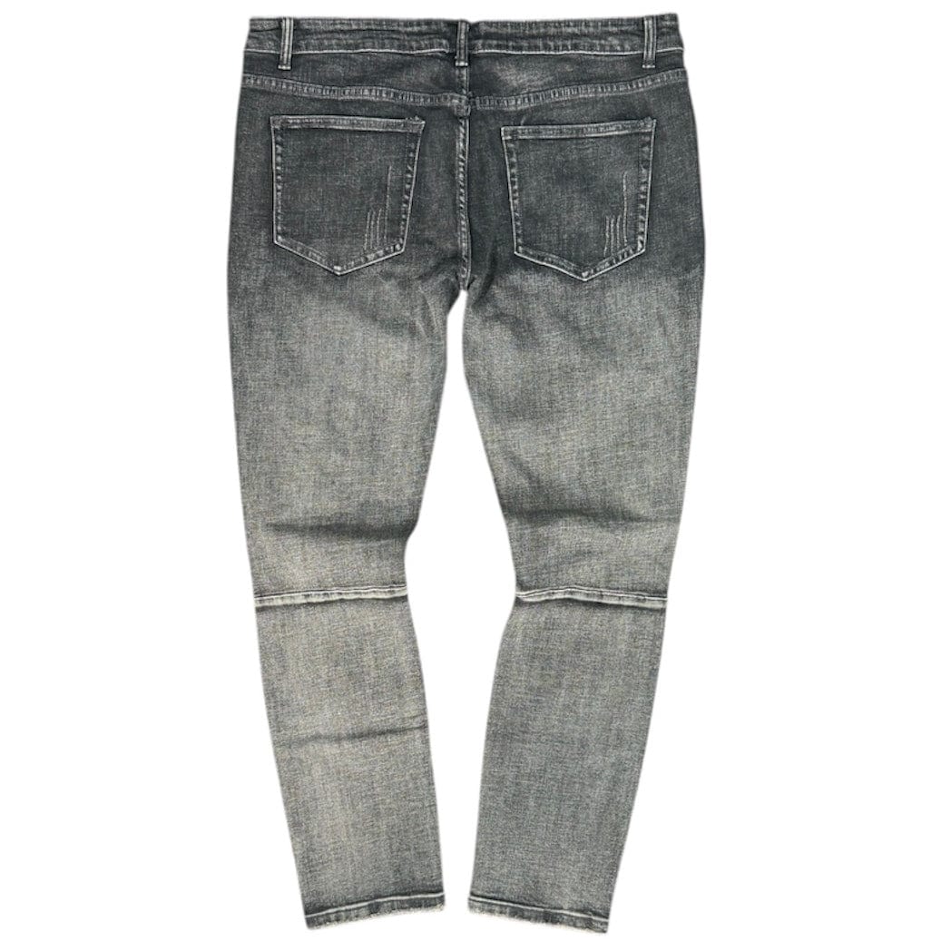 Cooper 9 507 "Show Down" Graphic Jeans (Dark Gray)