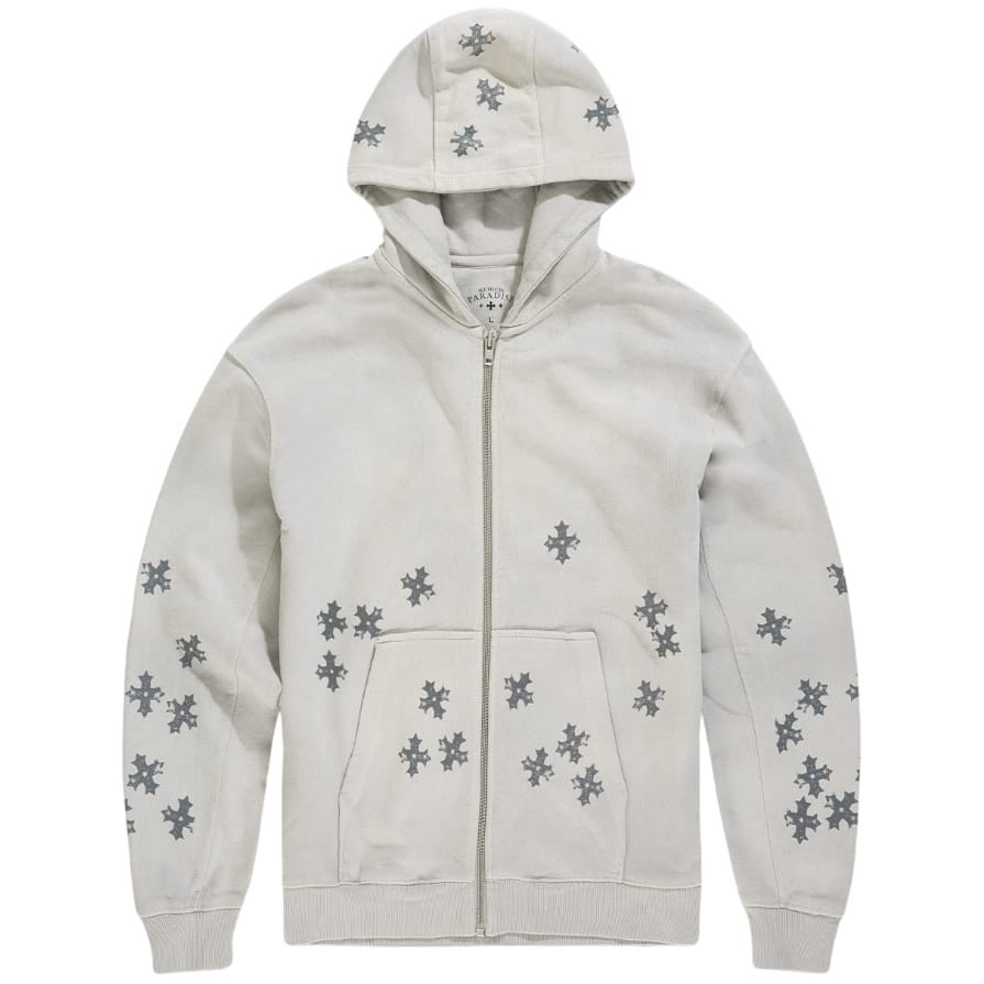 See You In Paradise Forbidden Fruit Zip Up Hoodie (Cement Wash) 8892H