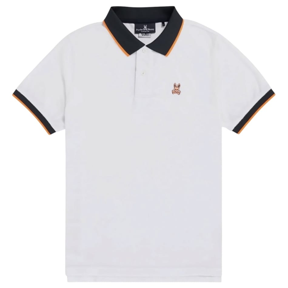 Psycho Bunny Greyson Terry Polo (White) B6K305S1CO