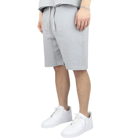 Rebel Minds Heavy Terry Shorts (Heather Grey) 351-951