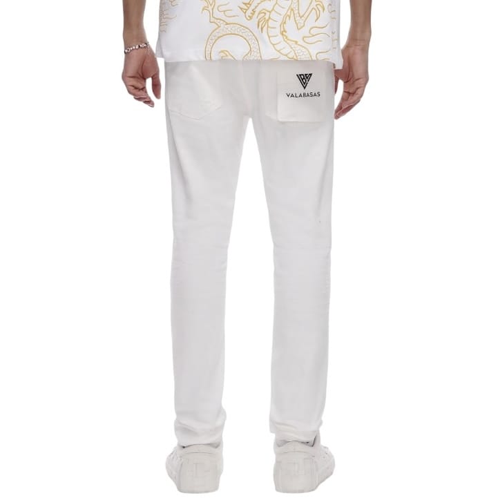 Valabasas Repair Skinny Jean (White) VLBS-VJ2-1047