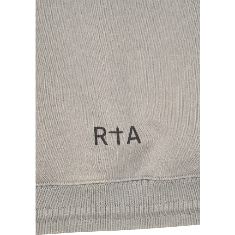 Rta Kam Cropped Oversized Hoodie (Dusted Grey Money Stamp)
