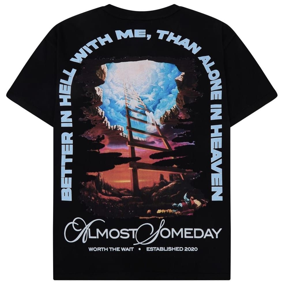 Almost Someday Crossroads Tee (Black) AS-SUM26-018