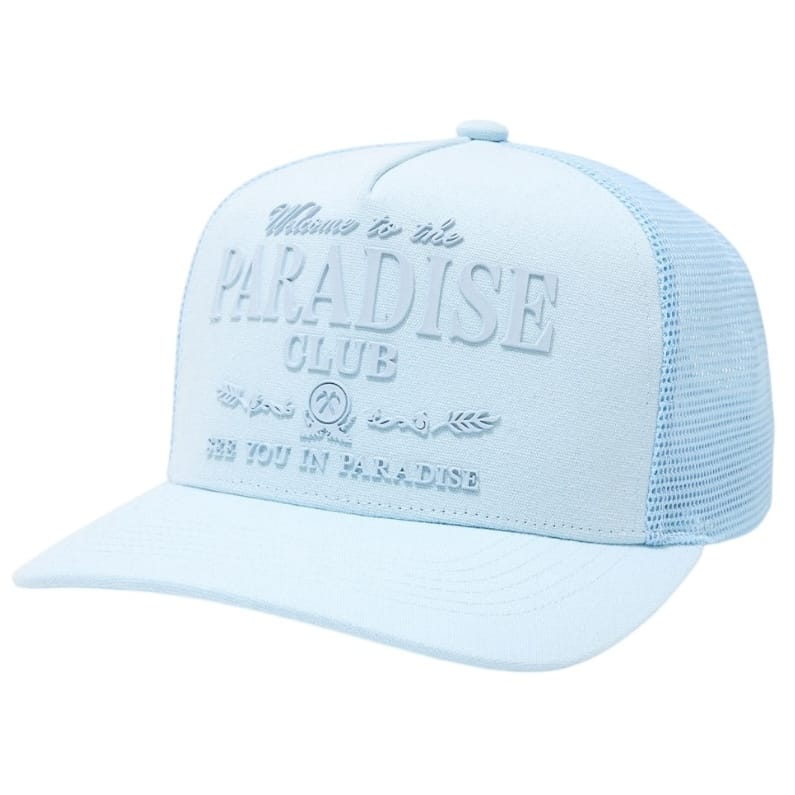 See You In Paradise Club Trucker Hat (Light Blue) C2066