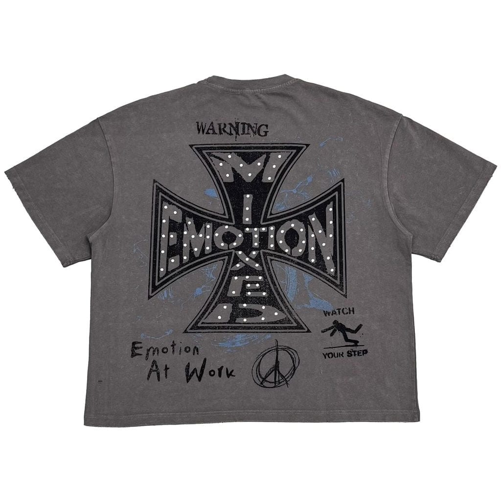 Mixed Emotion Friends Tee (Grey)
